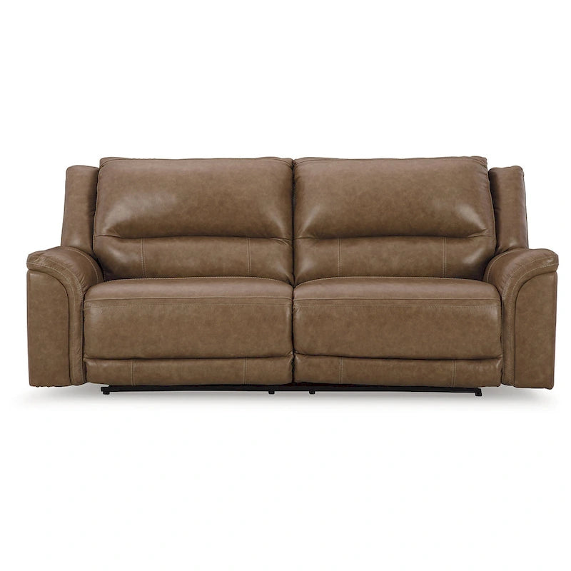 Canapé inclinable électrique Trasimeno Caramel de Signature Design by Ashley - 92 L x 40 P x 42 H