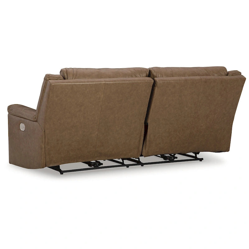 Canapé inclinable électrique Trasimeno Caramel de Signature Design by Ashley - 92 L x 40 P x 42 H