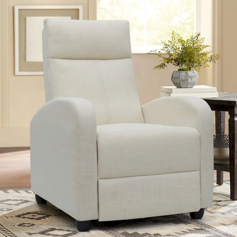Fauteuil inclinable Homall en tissu, canapé inclinable individuel pour salon