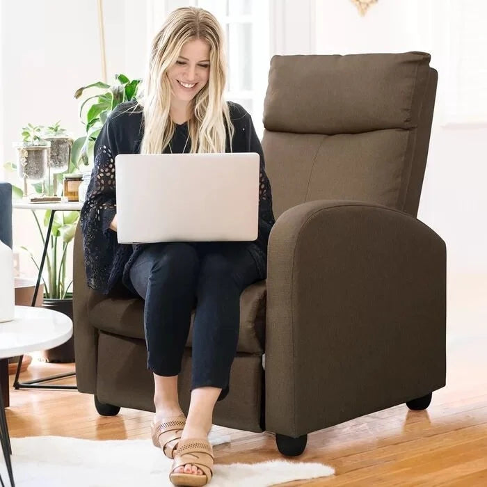 Fauteuil inclinable Homall en tissu, canapé inclinable individuel pour salon