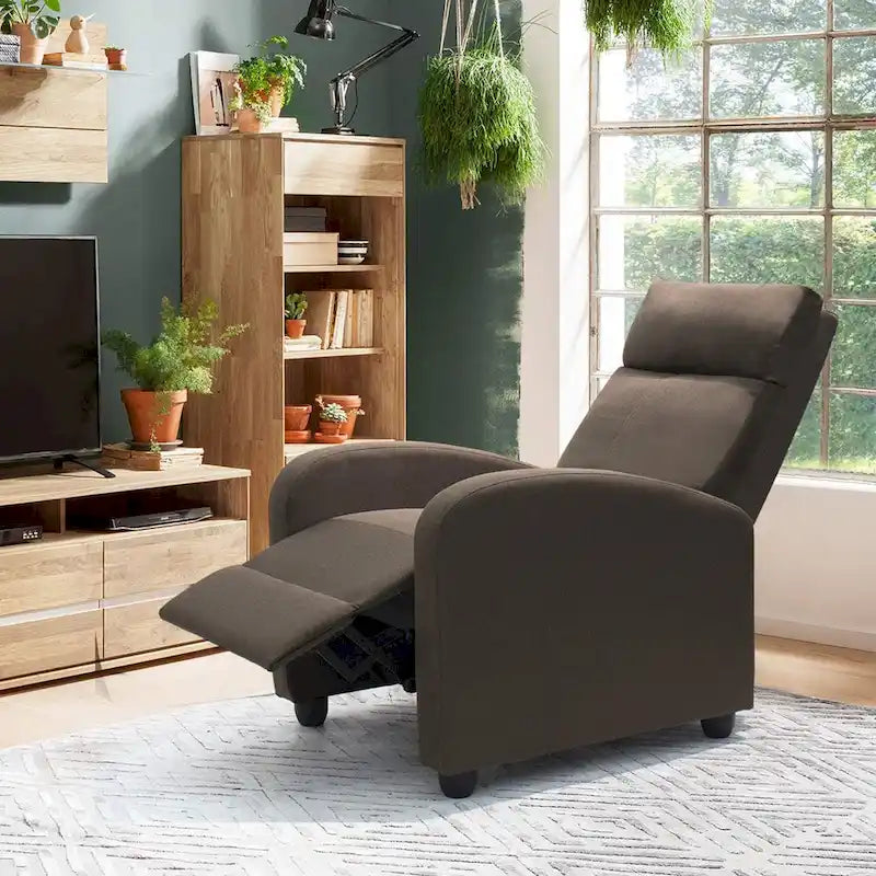 Fauteuil inclinable Homall en tissu, canapé inclinable individuel pour salon