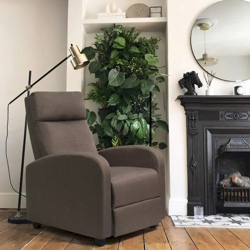 Fauteuil inclinable Homall en tissu, canapé inclinable individuel pour salon