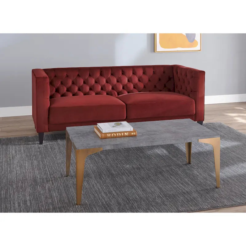 Canapé Lifestorey Modern Chesterfield Back