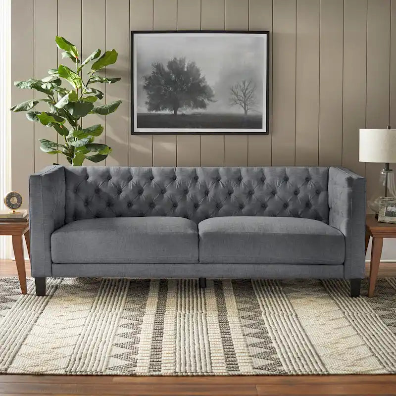 Canapé Lifestorey Modern Chesterfield Back