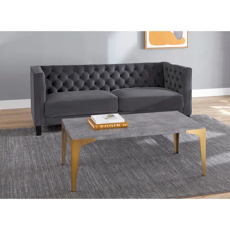 Canapé Lifestorey Modern Chesterfield Back