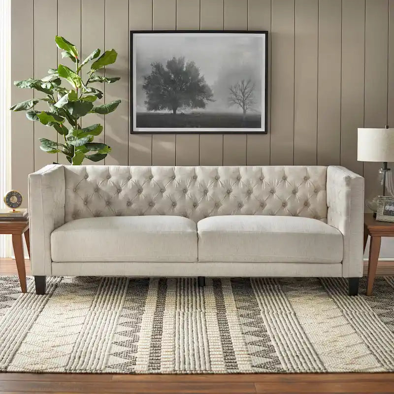 Canapé Lifestorey Modern Chesterfield Back