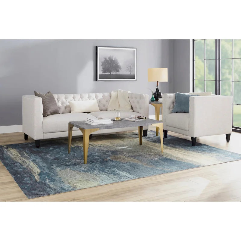 Canapé Lifestorey Modern Chesterfield Back