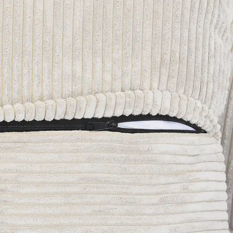 Canapé sectionnel contemporain en velours côtelé 142 Canapé classique et profond