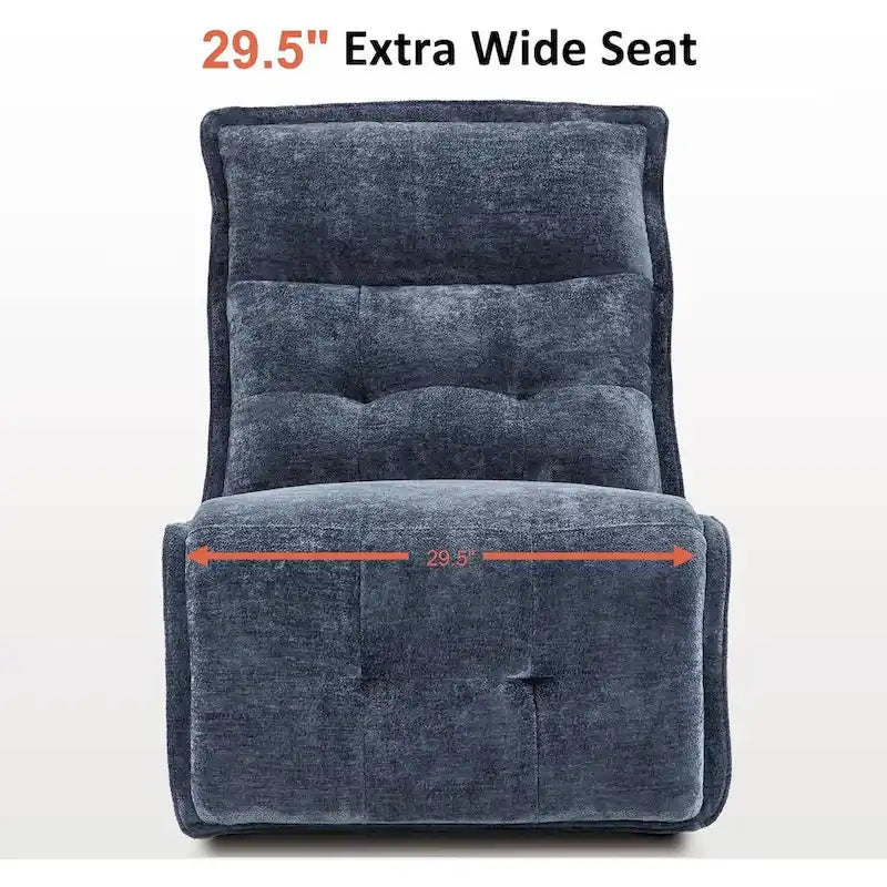 MCombo Fauteuil inclinable électrique sans accoudoirs avec ports USB, encombrement mural de 8,9 cm, fauteuil inclinable électrique pour salon, ALR01