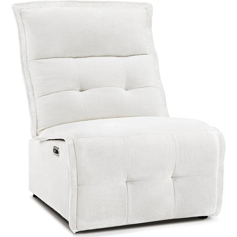 MCombo Fauteuil inclinable électrique sans accoudoirs avec ports USB, encombrement mural de 8,9 cm, fauteuil inclinable électrique pour salon, ALR01