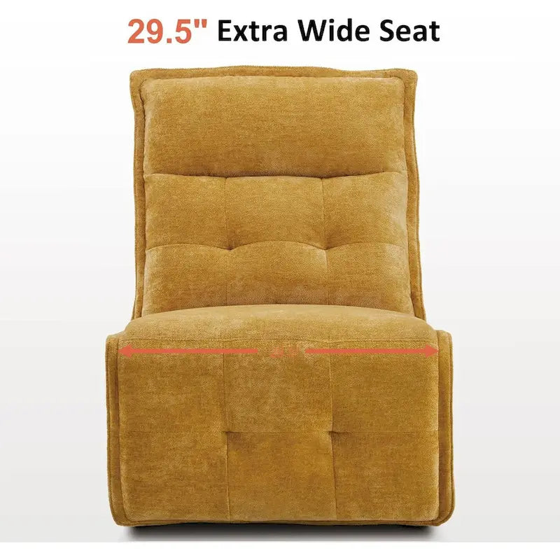 MCombo Fauteuil inclinable électrique sans accoudoirs avec ports USB, encombrement mural de 8,9 cm, fauteuil inclinable électrique pour salon, ALR01