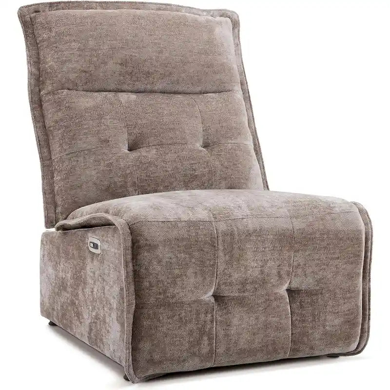MCombo Fauteuil inclinable électrique sans accoudoirs avec ports USB, encombrement mural de 8,9 cm, fauteuil inclinable électrique pour salon, ALR01