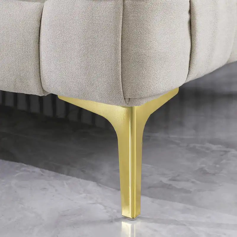 2052 CANAPÉ TISSÉ BEIGE CLAIR 2S, canapé contemporain nouveau concept. canapé tissé fait à la main