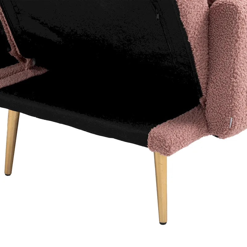Fauteuil d'appoint sans accoudoirs sectionnel modulaire en lin