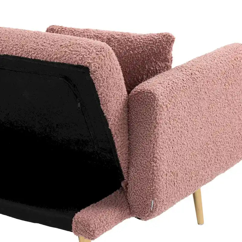 Fauteuil d'appoint sans accoudoirs sectionnel modulaire en lin