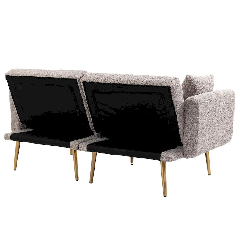 Fauteuil d'appoint sans accoudoirs sectionnel modulaire en lin