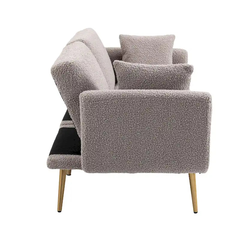 Fauteuil d'appoint sans accoudoirs sectionnel modulaire en lin