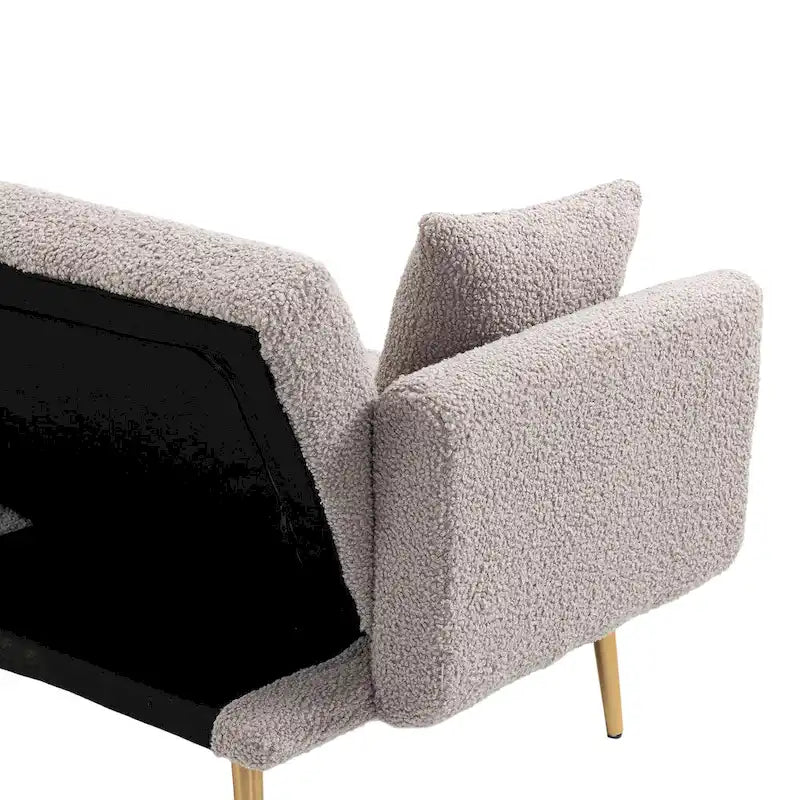 Fauteuil d'appoint sans accoudoirs sectionnel modulaire en lin
