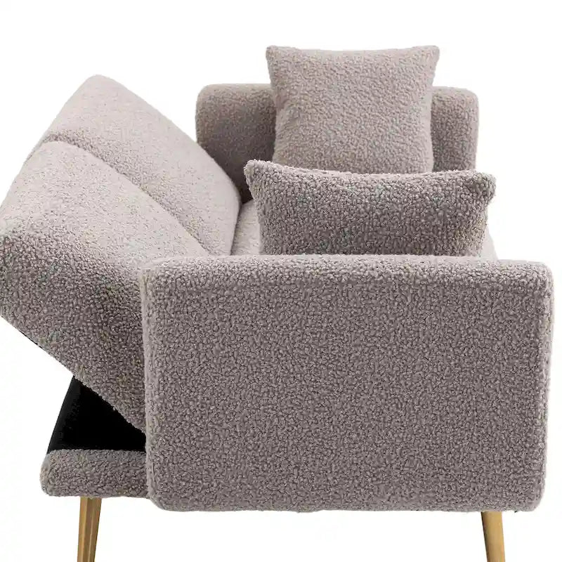 Fauteuil d'appoint sans accoudoirs sectionnel modulaire en lin