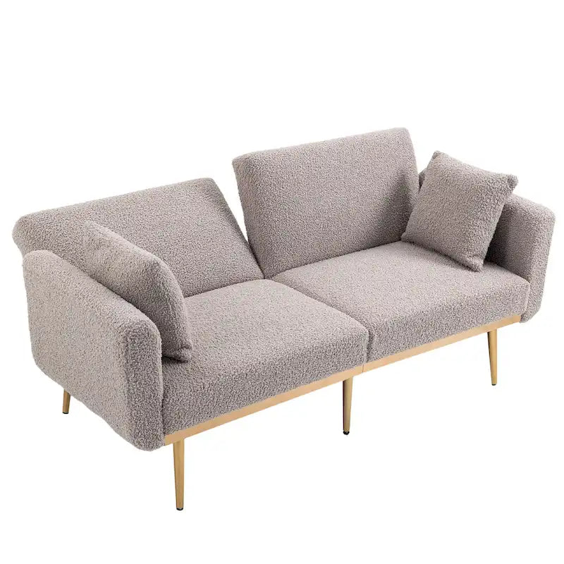 Fauteuil d'appoint sans accoudoirs sectionnel modulaire en lin