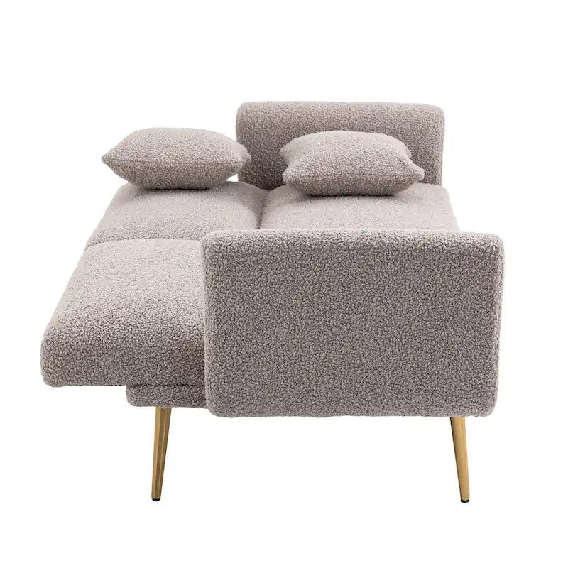 Fauteuil d'appoint sans accoudoirs sectionnel modulaire en lin