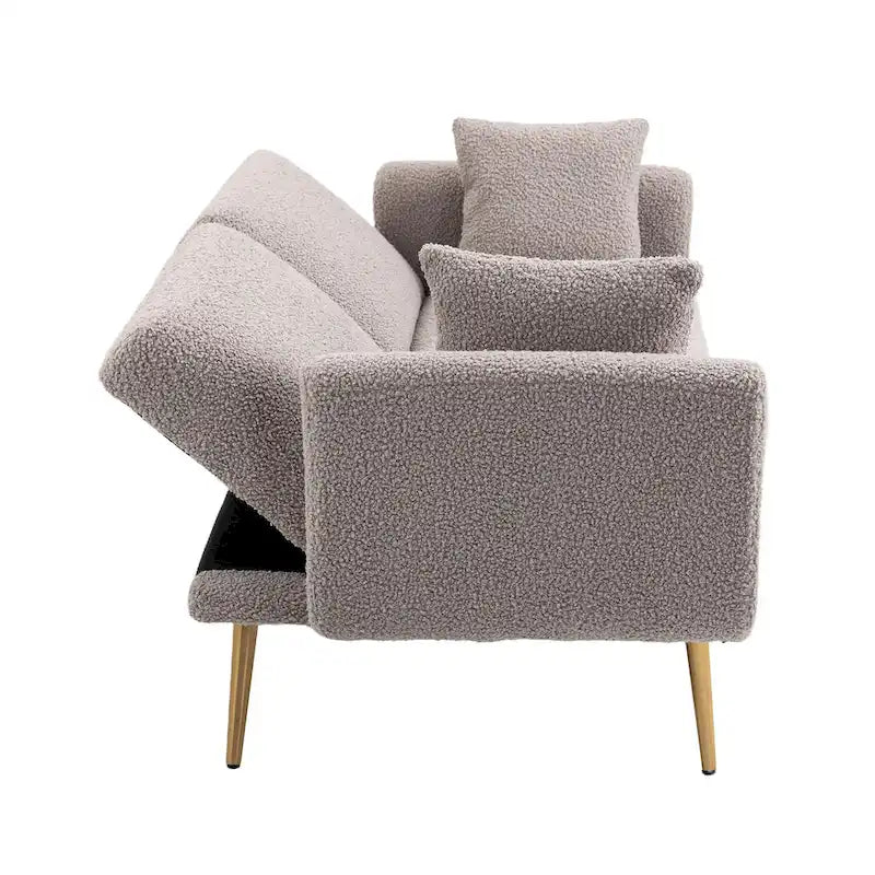 Fauteuil d'appoint sans accoudoirs sectionnel modulaire en lin