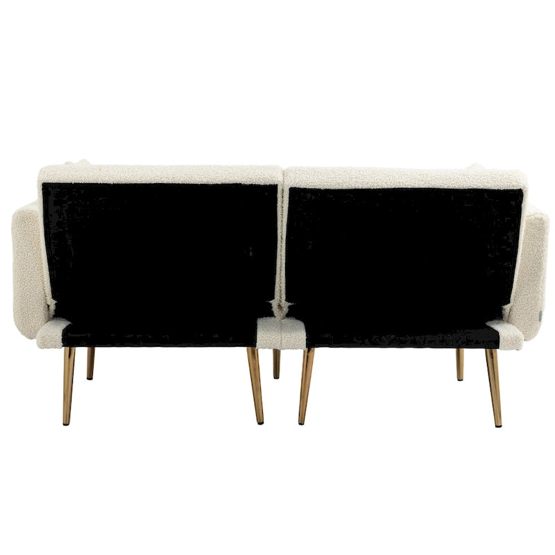 Fauteuil d'appoint sans accoudoirs sectionnel modulaire en lin
