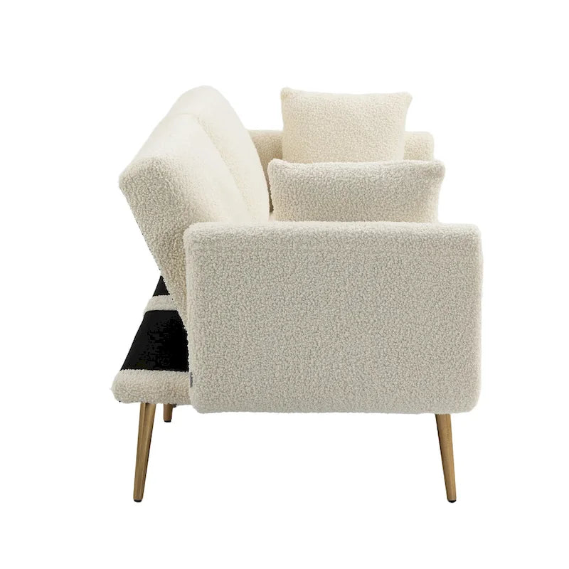 Fauteuil d'appoint sans accoudoirs sectionnel modulaire en lin