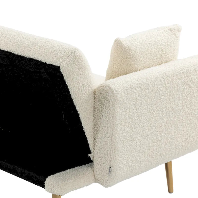 Fauteuil d'appoint sans accoudoirs sectionnel modulaire en lin