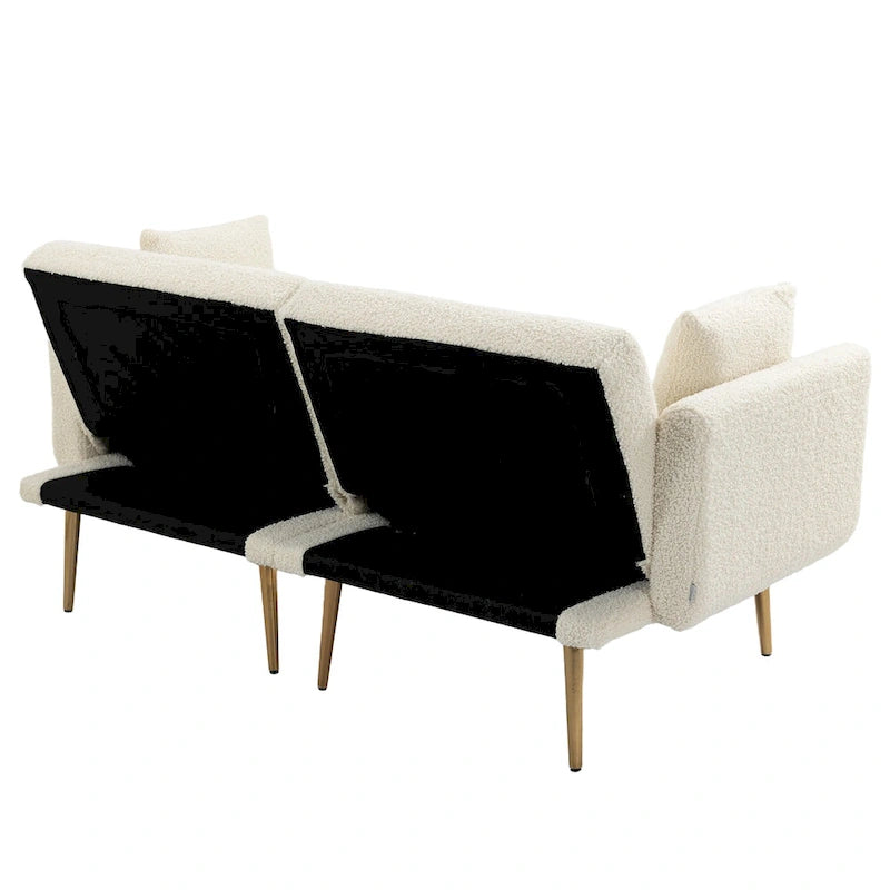 Fauteuil d'appoint sans accoudoirs sectionnel modulaire en lin