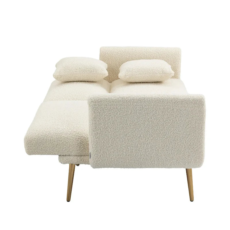 Fauteuil d'appoint sans accoudoirs sectionnel modulaire en lin