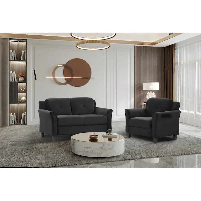 Causeuse de salon deux places - 31.10 x 29.50 x 64.10