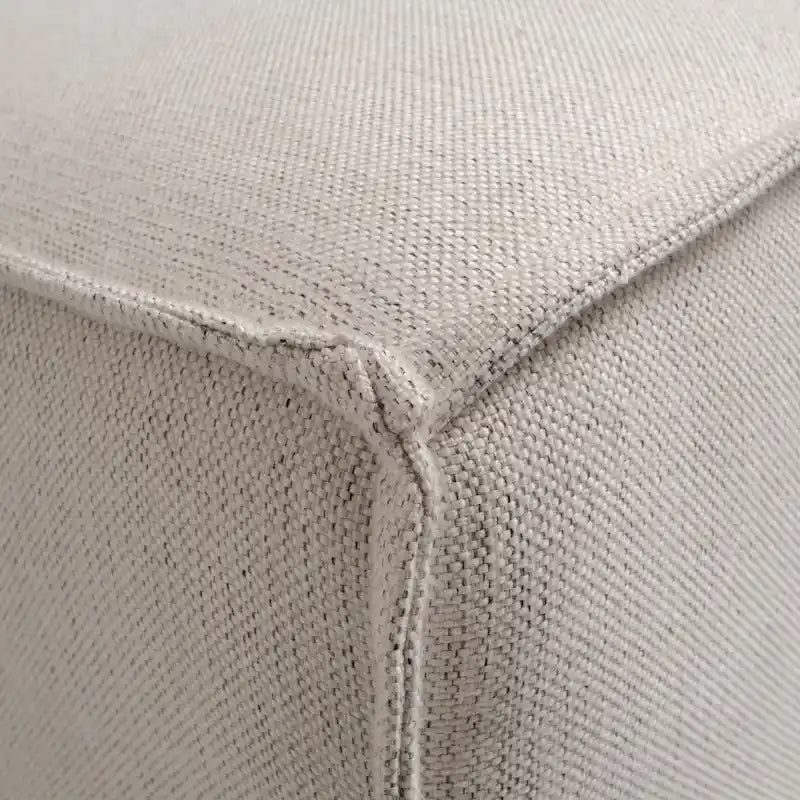 Canapé sectionnel modulaire contemporain, élément d'angle gauche avec accoudoir