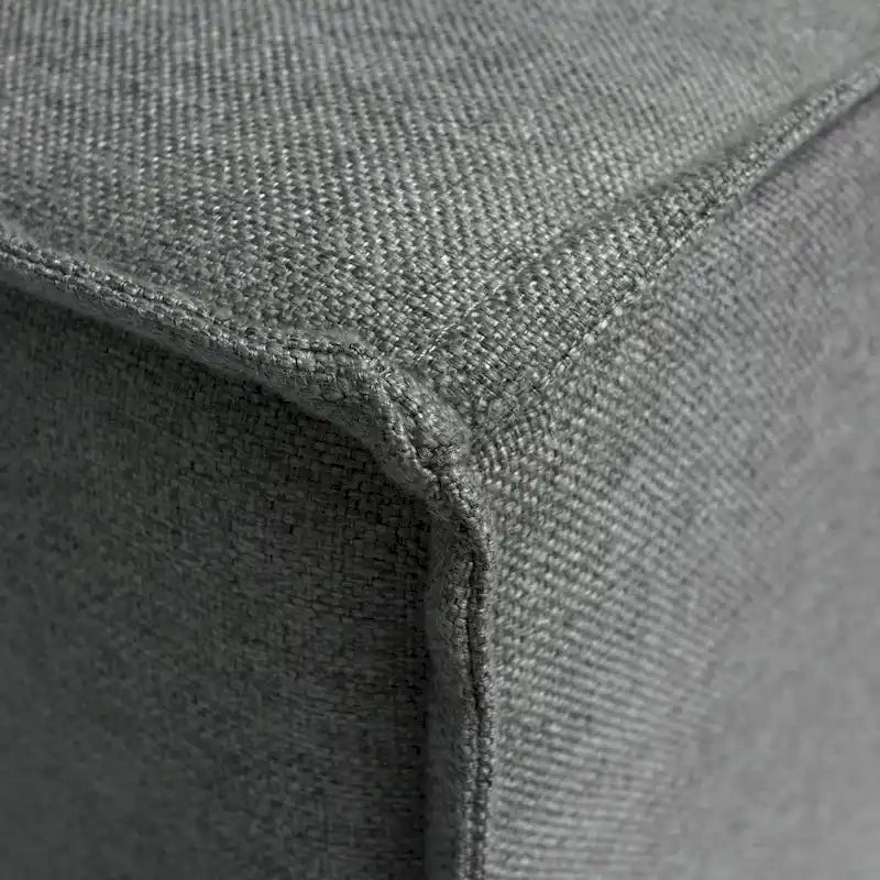 Canapé sectionnel modulaire contemporain, élément d'angle gauche avec accoudoir