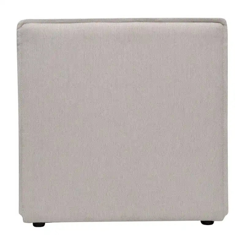 Fauteuil central sans accoudoirs pour canapé modulable contemporain - 36,75P x 28,25L x 28H
