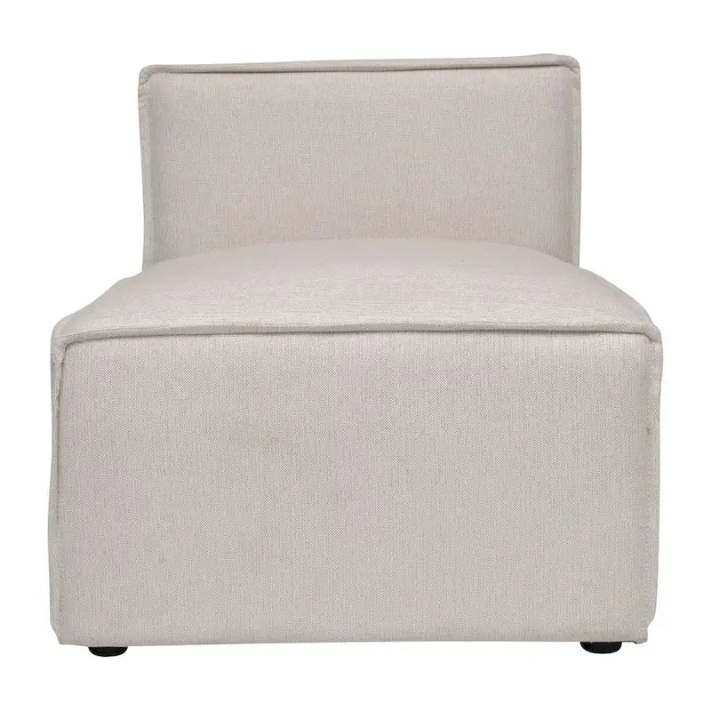 Fauteuil central sans accoudoirs pour canapé modulable contemporain - 36,75P x 28,25L x 28H