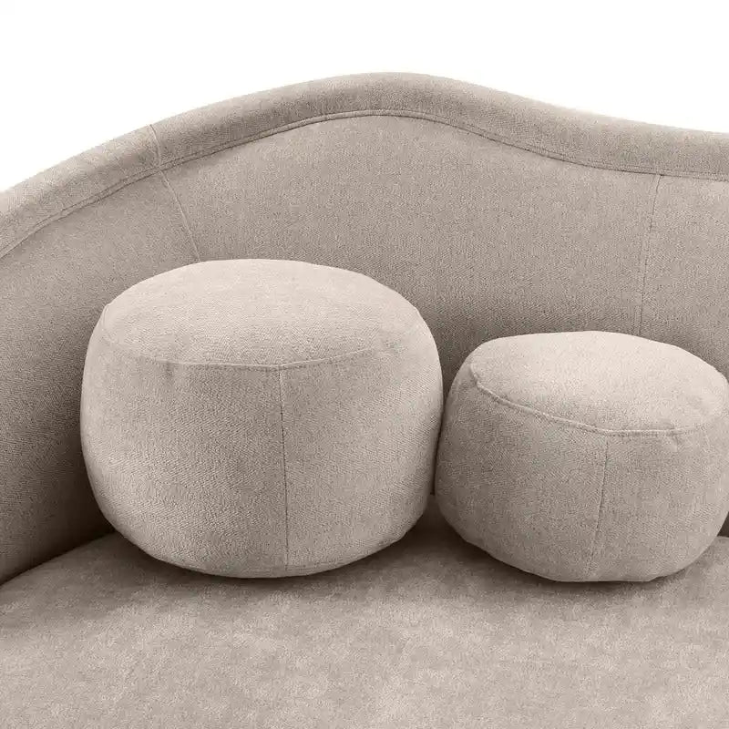 Canapé en velours texturé Circé
