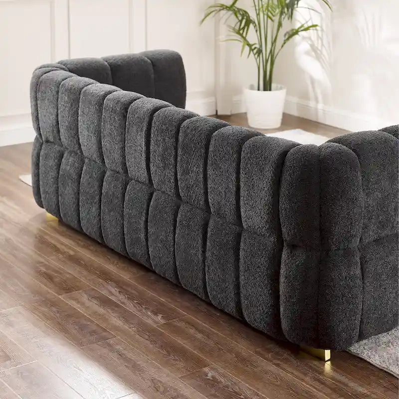 Canapé moderne VANOMi 85 pouces, canapé confortable et décontracté – 85 x 33,86