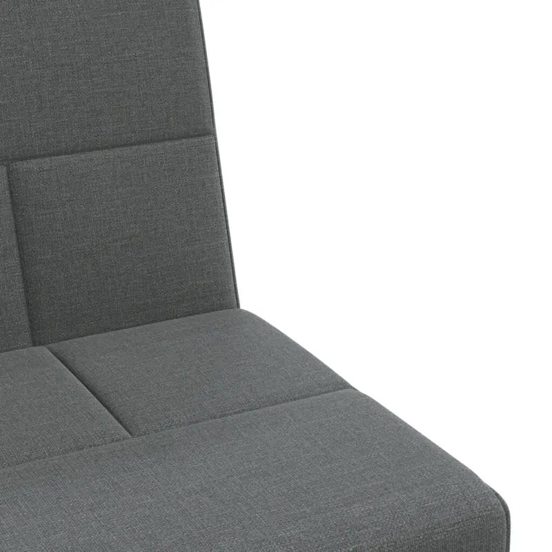 Canapé-lit d'angle vidaXL Gris foncé 255 x 140 x 70 cm Tissu - 255 x 140 x 70