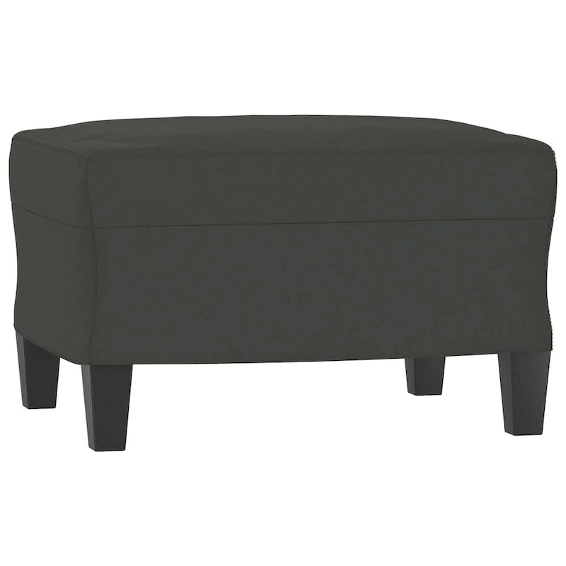vidaXL Canapé Moderne Fauteuil d'appoint rembourré avec repose-pieds Tissu microfibre
