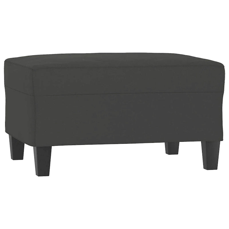 vidaXL Canapé Moderne Fauteuil d'appoint rembourré avec repose-pieds Tissu microfibre