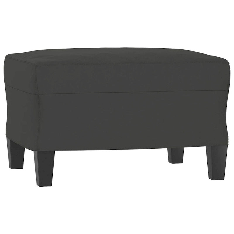 vidaXL Canapé Moderne Fauteuil d'appoint rembourré avec repose-pieds Tissu microfibre