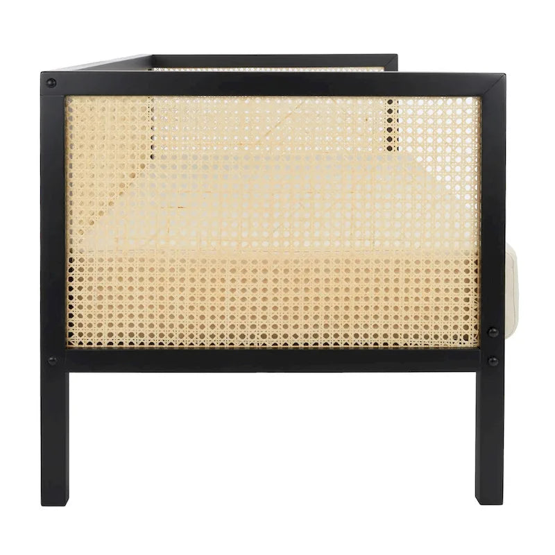 Canapé en rotin SAFAVIEH Mandie - 29 L x 62 P x 30 H - 29Lx62Px29H