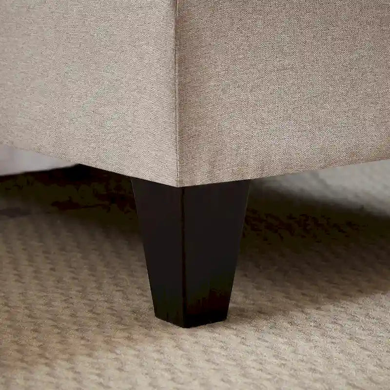 Canapé d'angle en U 4 places avec double méridienne pour salon