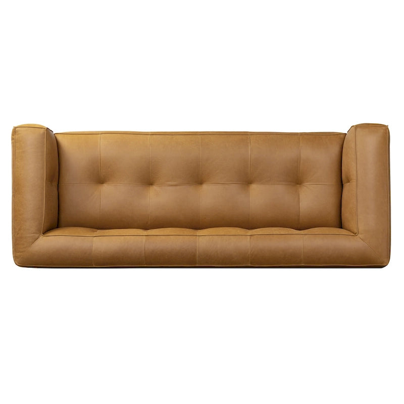 Canapé Capa 92 Poly & Bark - Cuir italien pleine fleur véritable