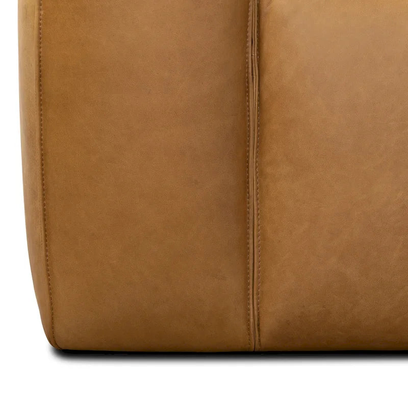 Canapé Capa 92 Poly & Bark - Cuir italien pleine fleur véritable