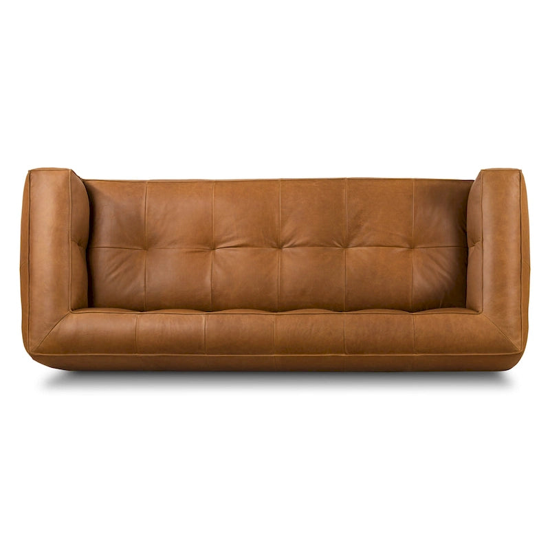 Canapé Capa 92 Poly & Bark - Cuir italien pleine fleur véritable