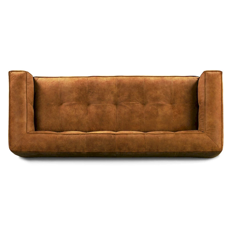 Canapé Capa 92 Poly & Bark - Cuir italien pleine fleur véritable