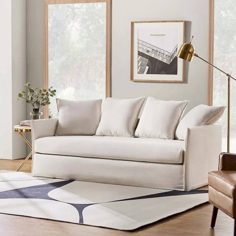Canapé déhoussable Gottfried 80 avec coussins amovibles par HULALA HOME