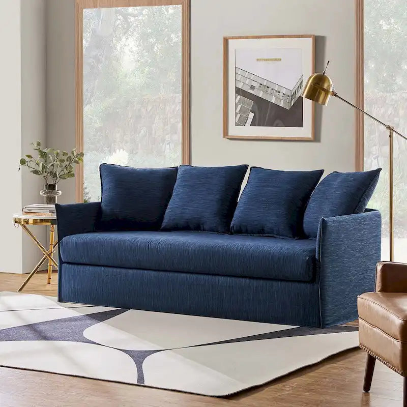 Canapé déhoussable Gottfried 80 avec coussins amovibles par HULALA HOME